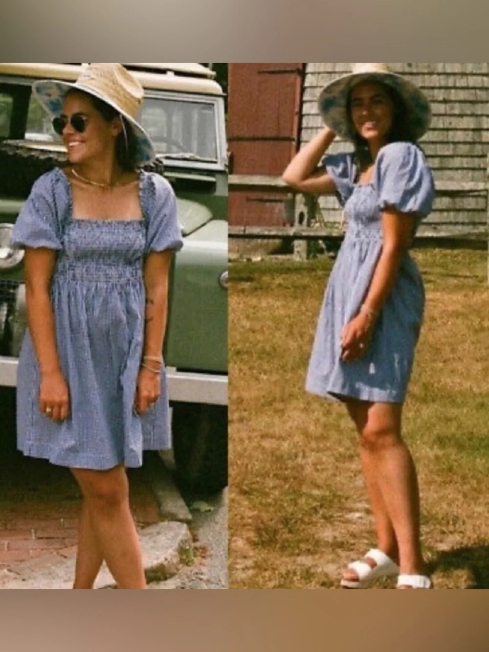 Hill House Nantucket Exclusive Blue Gingham Athena Nap Dress